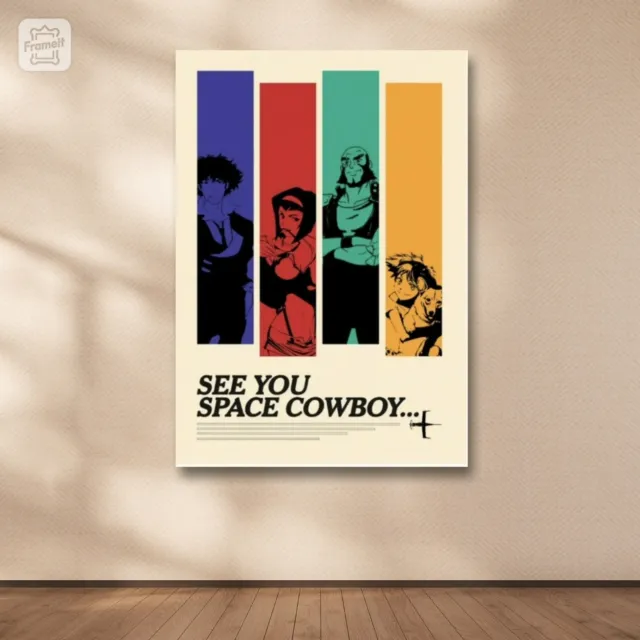 Cowboy Bebop Space Canvas Poster Anime Wall Art Home Decor