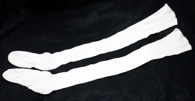 Antique Pair of Childs' Old Time Long Stockings