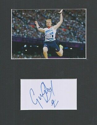 Basil Dickinson   **HAND SIGNED**   10x8 photo  ~  Olympics  ~  AUTOGRAPHED 