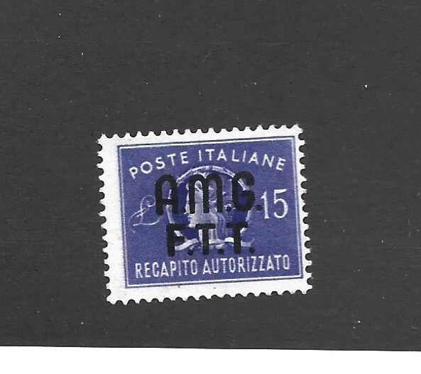 Trieste Zone A Scott EY3 Unused No Gum 2019 cv $80