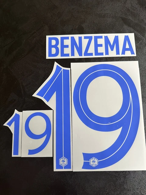 Flocage Benzema Maillot Extérieur Équipe De France 2022/2024 – Monblason