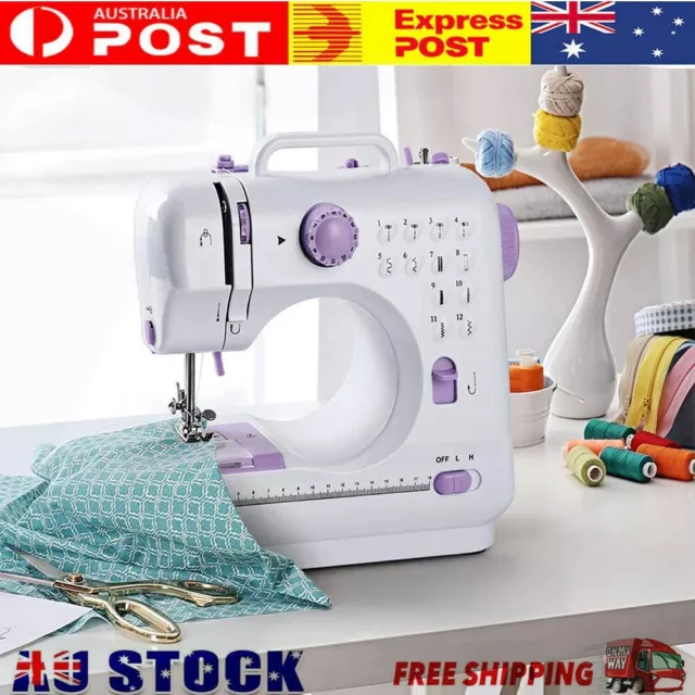 Ukicra Sewing Machine UFR-505 - Electric Mini Sewing Machines, 12 Stitches, Perfect for Beginners