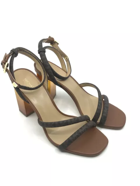 Michael Michael Kors Hazel Ankle-Strap Dress Sandals Rust Copper Size: 9 2