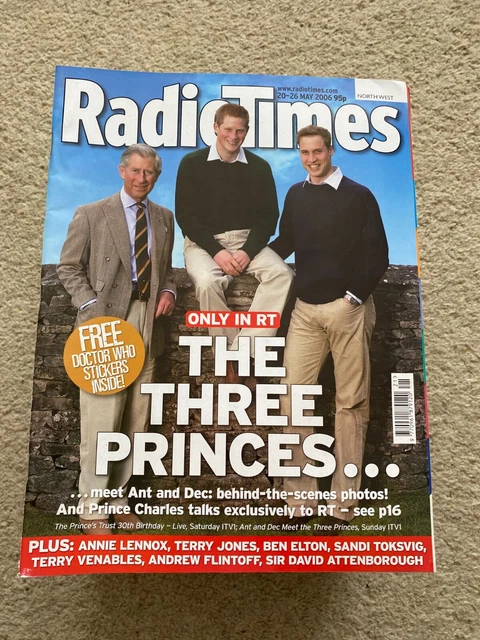 Radio Times Magazine 20th - 26th May 2006 Doctor Who Stickers