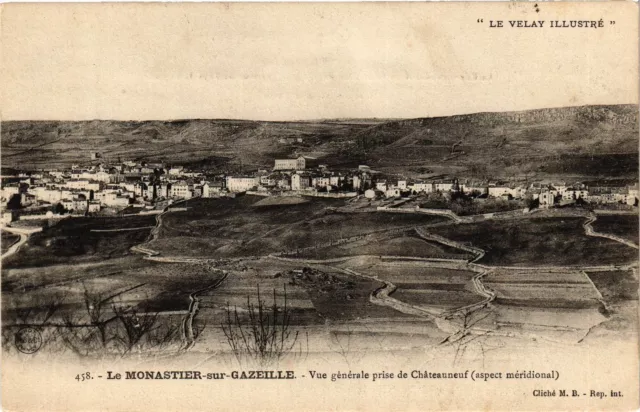 CPA Le MONASTIER-sur-GAZEILLE-Vue générale prise de Chateanneuf (202827)