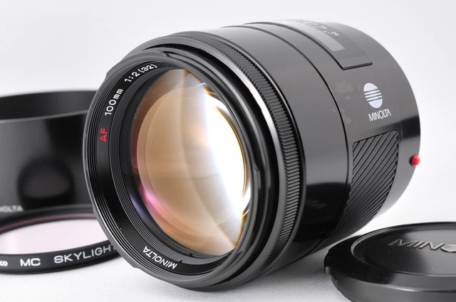 [Near MINT] Minolta AF 100mm f/2 Portrait Lens Minolta Sony A Mount JAPAN #293
