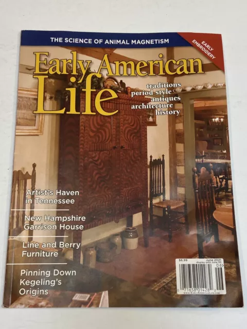 Early American Life Magazine Jun 2021 Early American Sampler Embroidery Kegeling