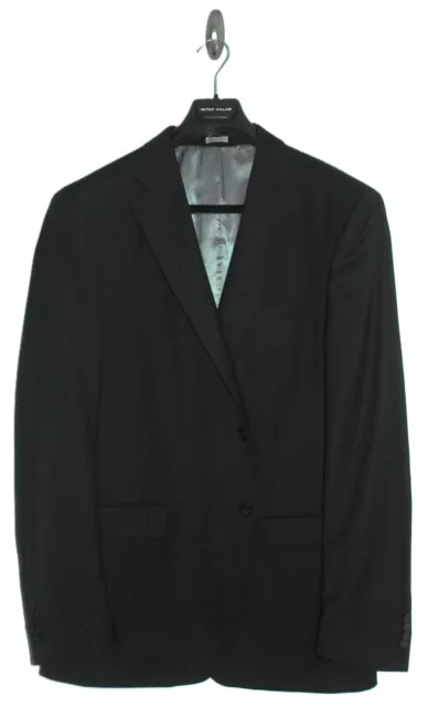 NWOT Men's 44T 44 TALL LONG Peter Millar Wool Suit Blazer Sport Coat Black