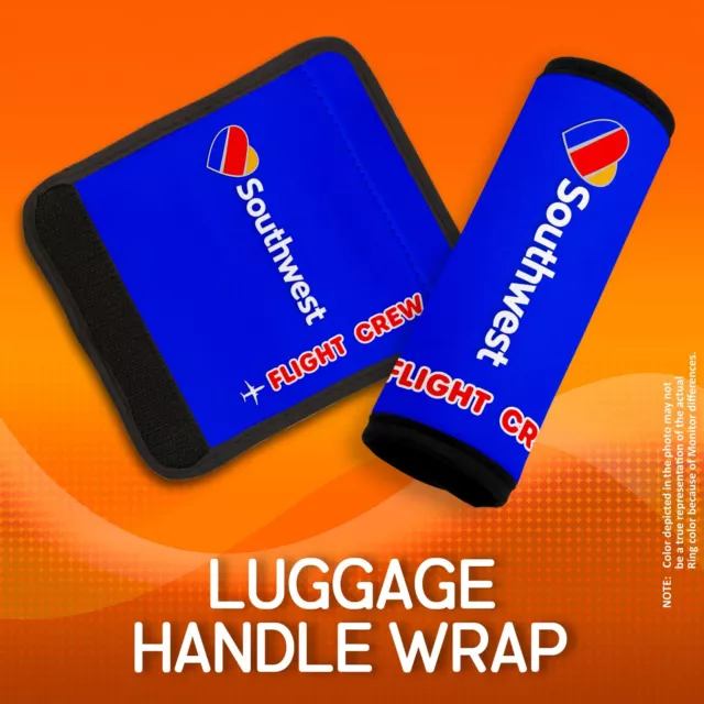 Southwest Airline Crew Luggage Handle Wrap ( Pack of 4 )