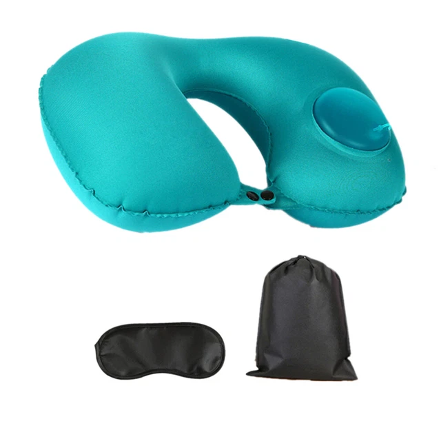 3 pz set cuscini collo gonfiabili lavabili treno per dormire