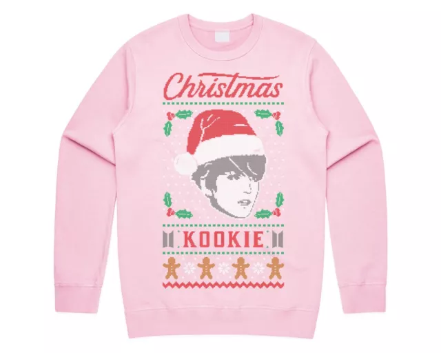Christmas Kookie Sweater Sweatshirt Funny Kpop Jungshook Cookie Kpop Fangirl Cut 3