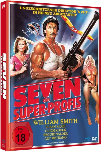 SEVEN - Die Super-Profis Ungekürzter Director`s Cut Limited Mediabook  (Blu-ray)