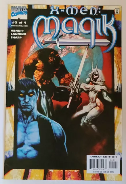 (X-Men) Magik #3 Of 4 (Marvel 2001 Ltd Series)Nos 9.4+Nm Grade, Dan Abnett Story