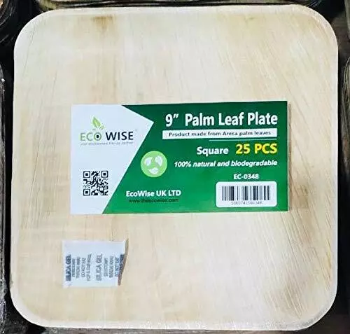 Palm Leaf Plates 100%Biodegradable and compostable Natural Areca Disposable