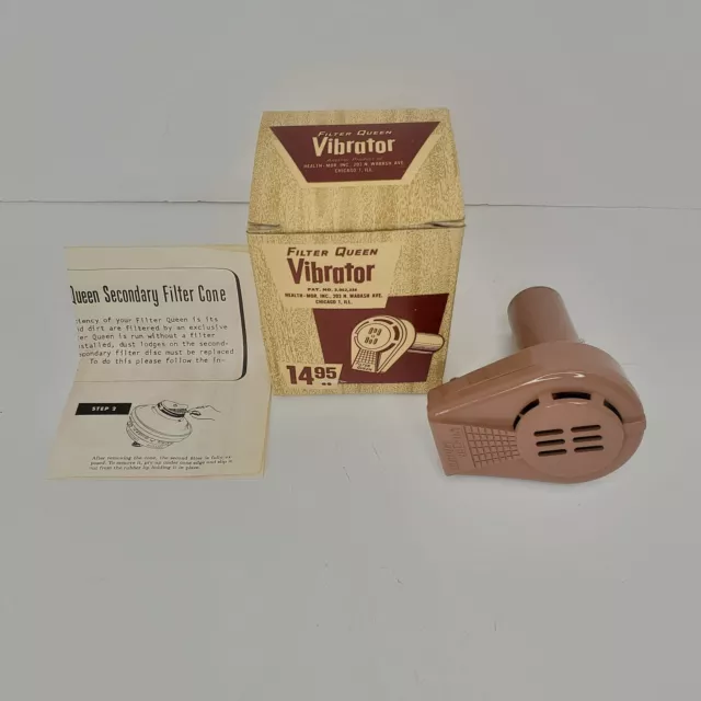 Vintage Filter Queen Vibrator in Original Box for Vacuum