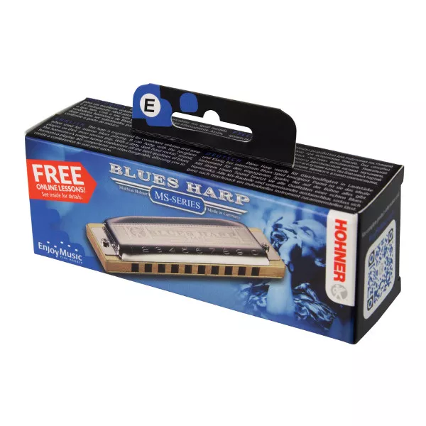 HOHNER Blues Harp MS E ❘ E-Dur ❘ Mundharmonika ❘ Richter ❘ diatonisch ❘ modular