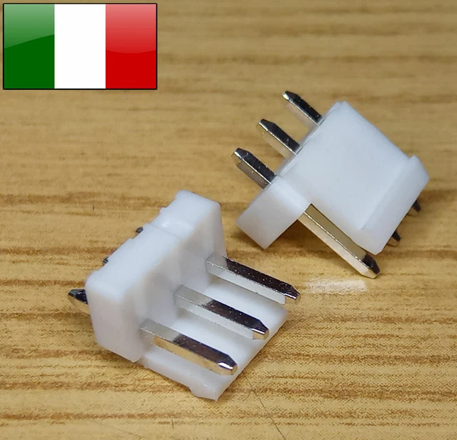 20pz Connettore 3 poli VH396 maschio per PCB, Passo: 3.96 mm, JST, CONJST