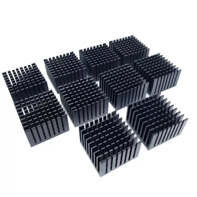 10pcs 37 x 37 x 24mm Heat Sink Cooling Aluminum Heatsink CPU IC LED