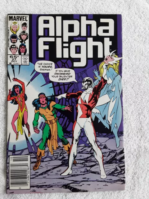 Alpha Flight #27 (Oct 1985, Marvel) FN 6.0