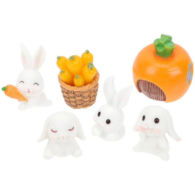 1 Set Harz Moos Decor Tabelle Kaninchen Für Topf Landschaftsbau Taable