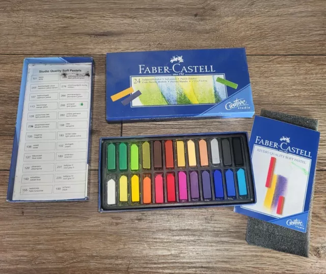 Faber-Castell Set of 24 Studio Quality Soft Pastels