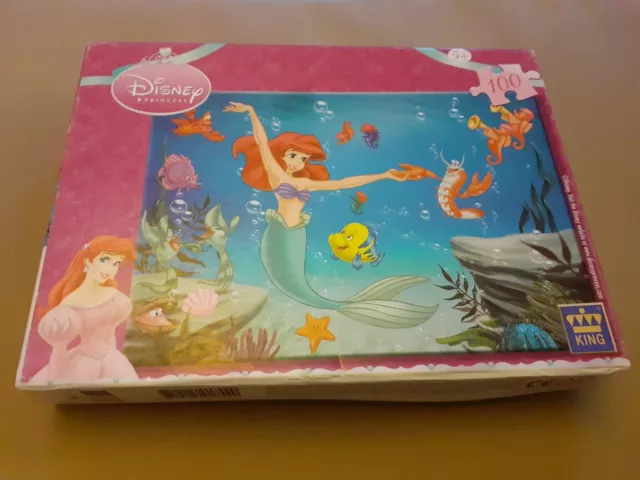 Disney Prinzessin kleine Meerjungfrau König 100-teiliges Puzzle 5+