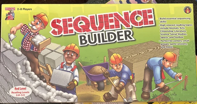 READING LEARNING GAME SEQUENCE BUILDER Sequencing Skills NEW Reader ...