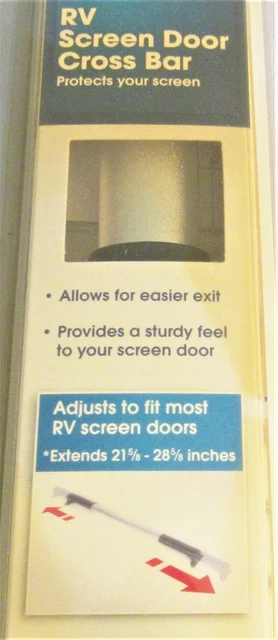 CAMCO RV Screen Door Cross Bar Universal Fit 42183 New in Package Free Shipping