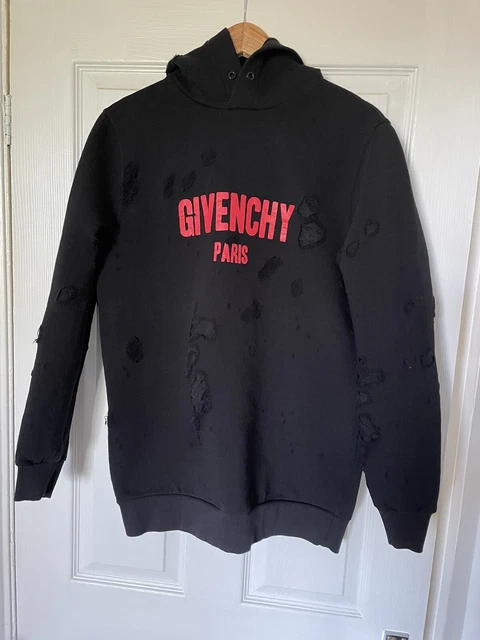 GIVENCHY PARIS BLACK hoodie woman girl cotton EXCELLENT condition large  £351.37 - PicClick UK