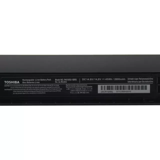 Genuine PA5185U-1BRS Toshiba Laptop Battery PA5186U-1BRS PA5184U-1BRS C55 C55D 2