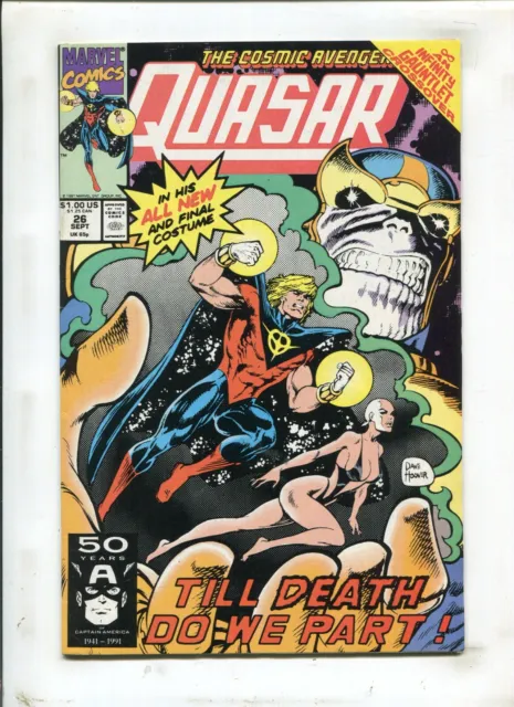 Quasar #26 - Infinity Gauntlet Crossover (7.5) 1991
