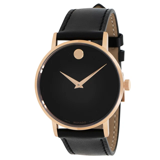 Movado 0607315 Orologio Classico Quadrante Nero Quarzo da Uomo Museo