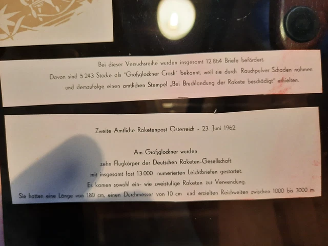 briefmarken ganzsachen Raketenpost