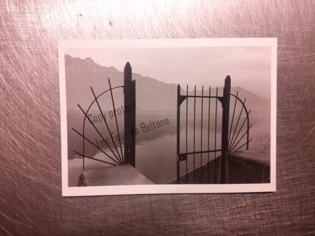 LAC DU BOURGET GRILLES photo PIERRE VALLET 1983   carte postale postcard