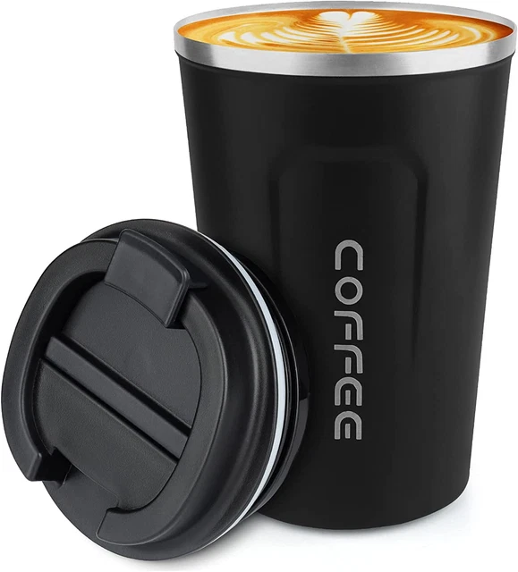 12 Oz Stainless Steel Vacuum Insulated Tumbler - Coffee Travel Mug Spill Proof w