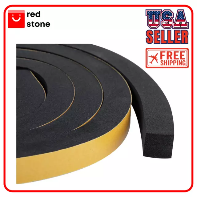 Windows Sealing Tape-2 Rolls 1/2 Inch Wide X 1/2 Inch ThickClosed Cell Foam