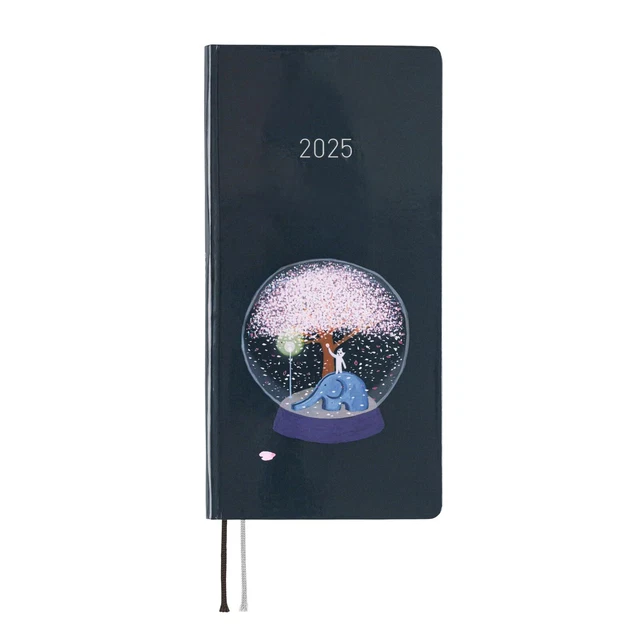 HOBONICHI TECHO 2025 Weeks Hiroko Kubota/Yozakura Snow Dome Starts in