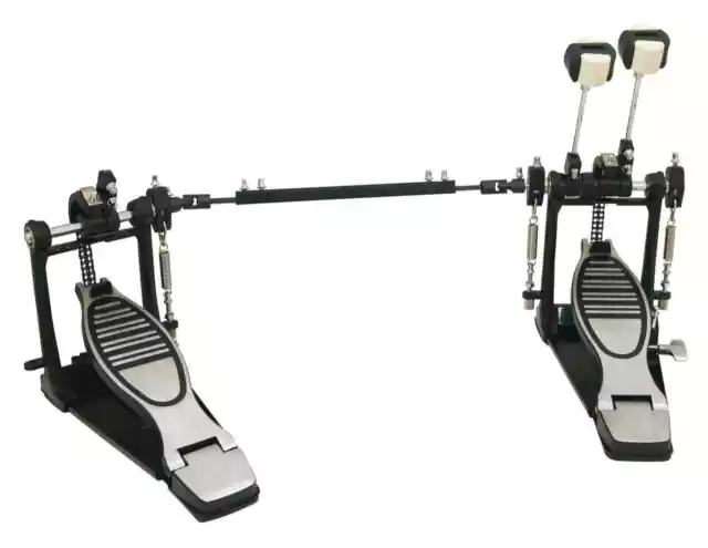 Schlagzeug Doppel Fußmaschine Double Bass Pedal Drum Fußpedal Doppelkettenzug