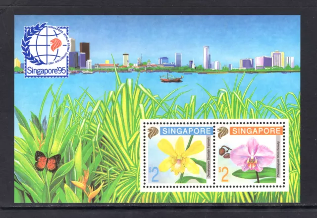 M19738 Singapore 1992 SGMS676 - 1992 Stamp Exhibition Mini sheet.