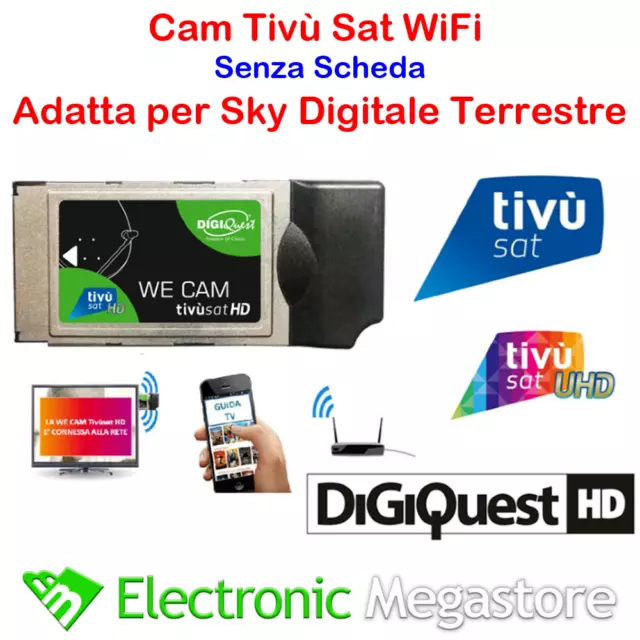 Cam Hd 4K Tivusat Certificata Tv Sat Smarcam Hd Senza Scheda