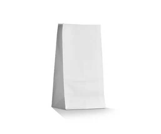 Size 6 White SOS Bag Compostable 270x90+150  2000 pcs