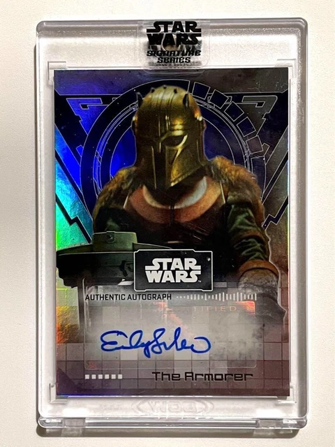 Topps Star Wars Card The Armorer Autograph