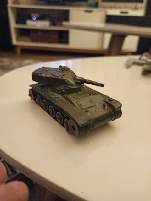 Ancien Char Miniature Dinky Toys AMX 80C - Tank Militaire MECCANO