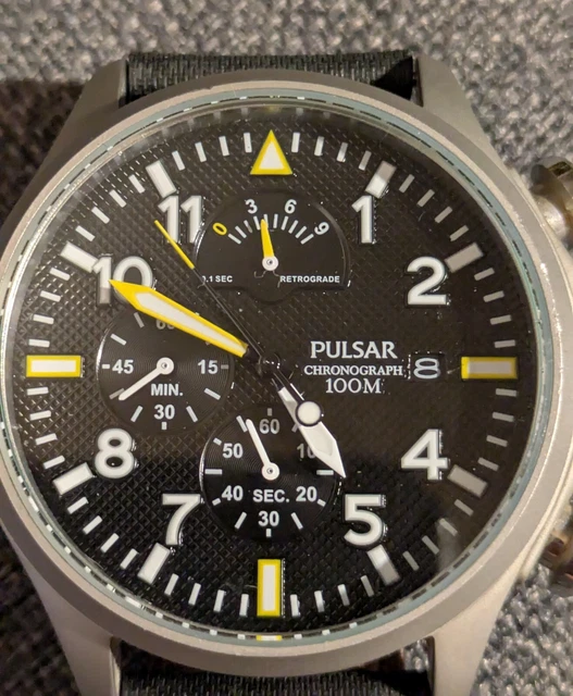 MENS PULSAR VD50 X019 Chronograph Watch Quartz Spares Repairs 20.00 PicClick UK