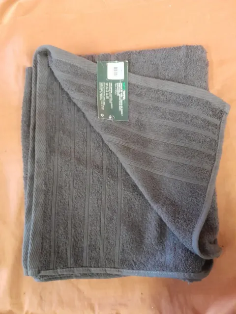 Primark Asciugamano da bagno - Grigio scuro - 70 cm x 127 cm sm14
