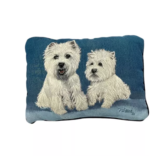 Dog Design Decorative Pillow West Highland White Terrier Throw Pillow Decor