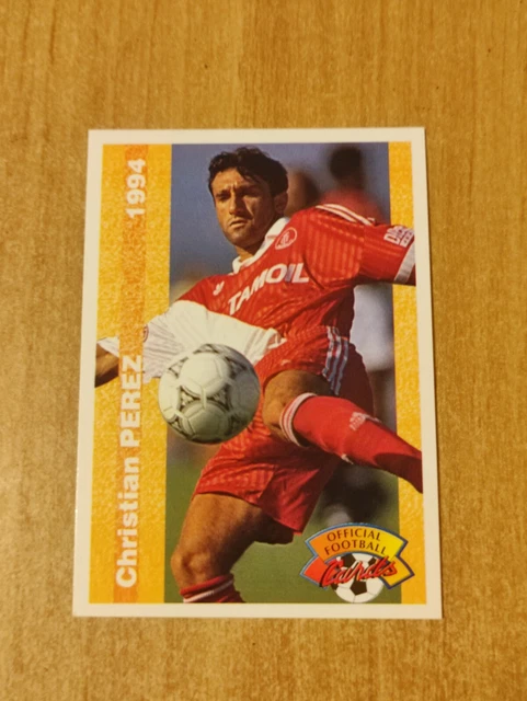 Carte Panini Football 1995 - Youri Djorkaeff - AS Monaco