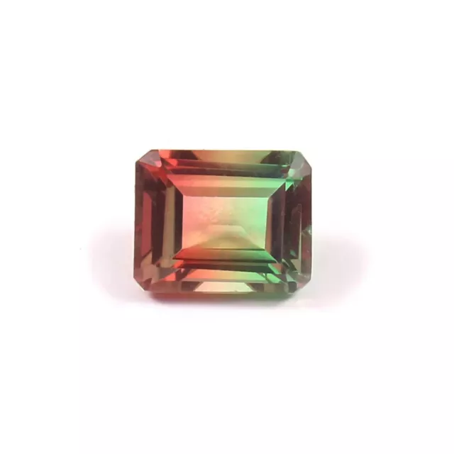 Watermelon Tourmaline Octagon Cut 14x10 mm 6 Cts VVS Loose Gemstone