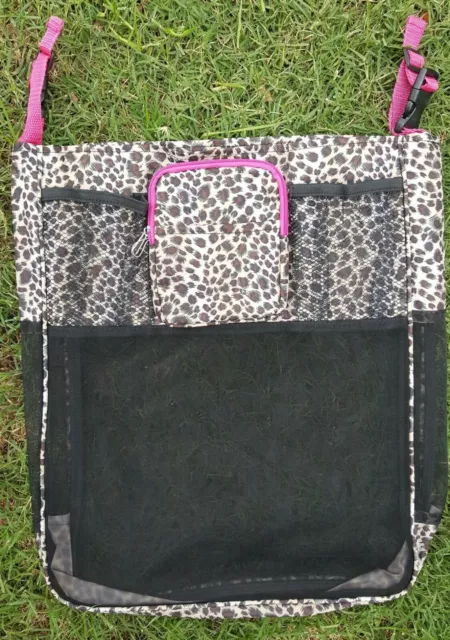 Babywagen Kinderwagen Tasche Aufbewahrung Organizer Rollstuhl Gepard Leopard pink 18x15 3