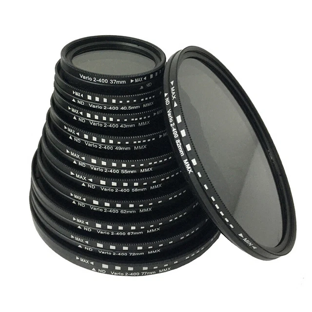 Fader Variable ND Filter Adjustable ND2 to ND400 Neutral Density for Camera L ^^